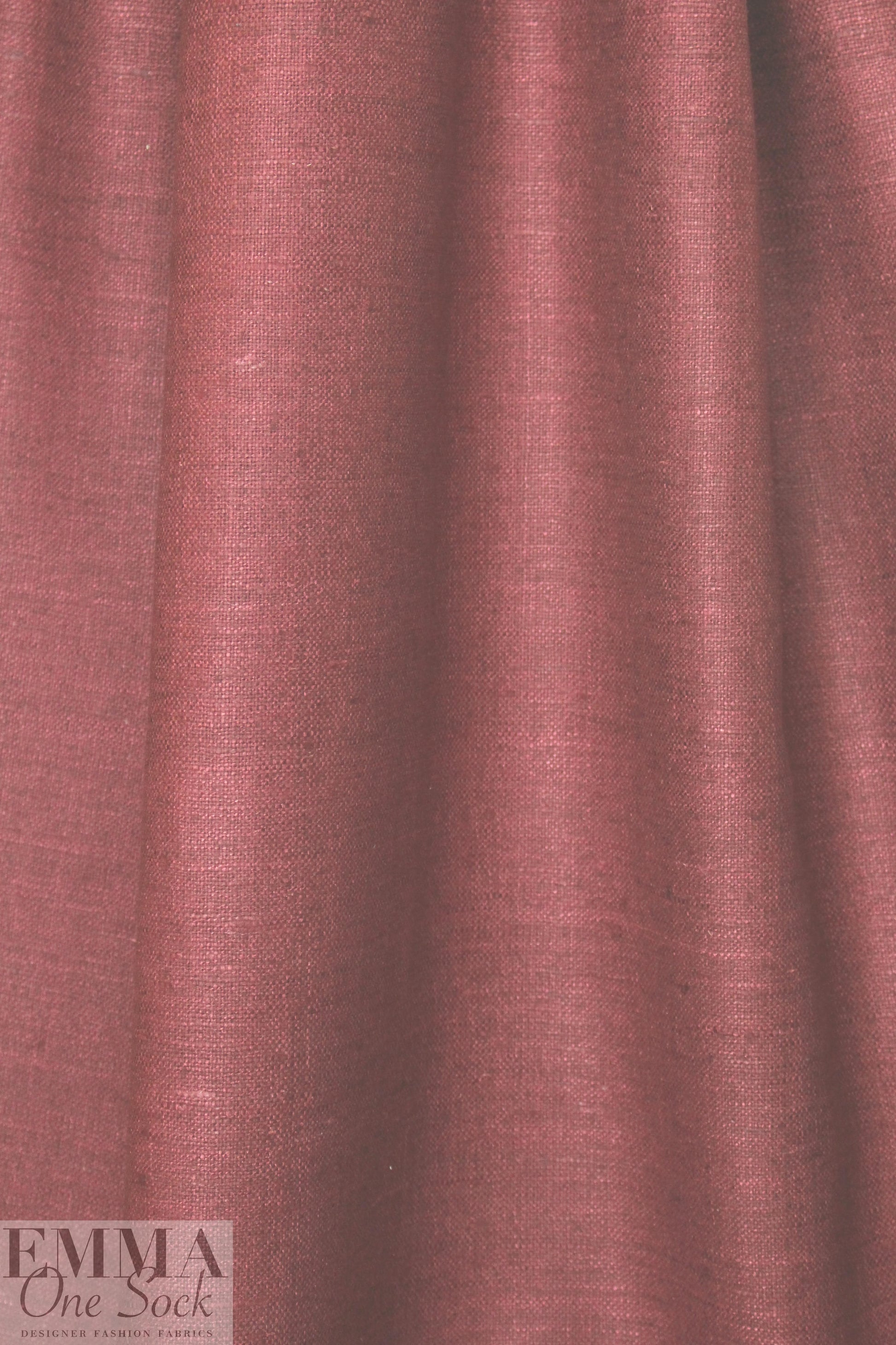 CA designer silk suiting - rustic red