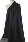 CA designer black silk tweed suiting