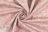 Italian mauvey pink refined silk tweed suiting
