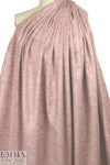 Italian mauvey pink refined silk tweed suiting