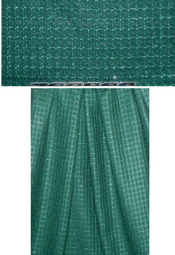 Ga11ant silk/metallic tweed - forest green