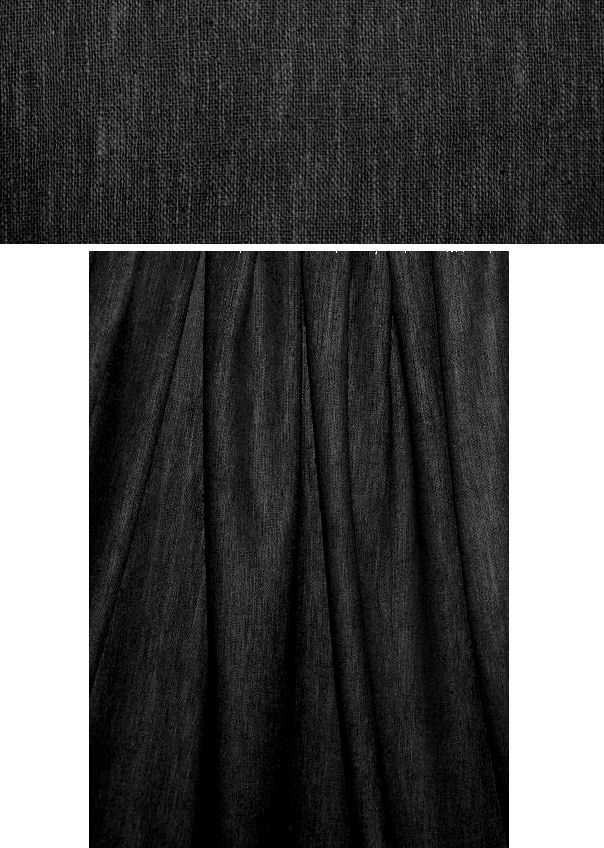 NY designer silk suiting - black 2 yds