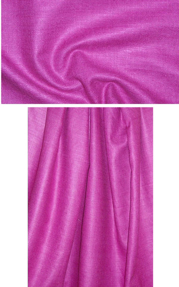 NY designer silk tweed - fuschia 1.45 yd