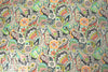 Italian viscose twill woven - decorative floral 1.875 yd
