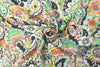 Italian viscose twill woven - decorative floral