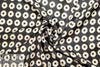 Italian designer silk twill woven - octagon graphic 1.5 yds