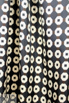 Italian designer silk twill woven - octagon graphic