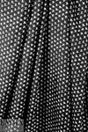 Italian silk twill woven - black/white motif