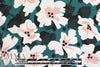 NY designer Nadia floral silk/viscose twill