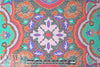 NY designer decorative medallion silk twill .875 yds