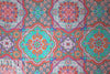 NY designer decorative medallion silk twill .875 yds
