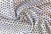 Italian silk twill woven - navy/natural motif
