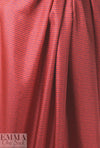 famous designer navy diamonds on red silk twill
