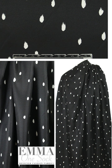 3.1 Phi11ip Lim black/white dotted silk twill