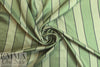 CA designer epsom/black/ivory stripe silk twill 1 yard