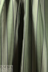 CA designer epsom/black/ivory stripe silk twill 1 yard