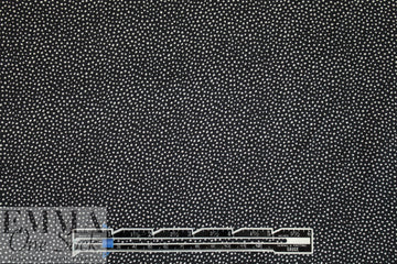 NY designer black/white specks hammered silk 1.25 yds