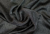 NY designer black/white specks hammered silk 1.25 yds