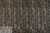 NY designer edgy chevron print silk twill