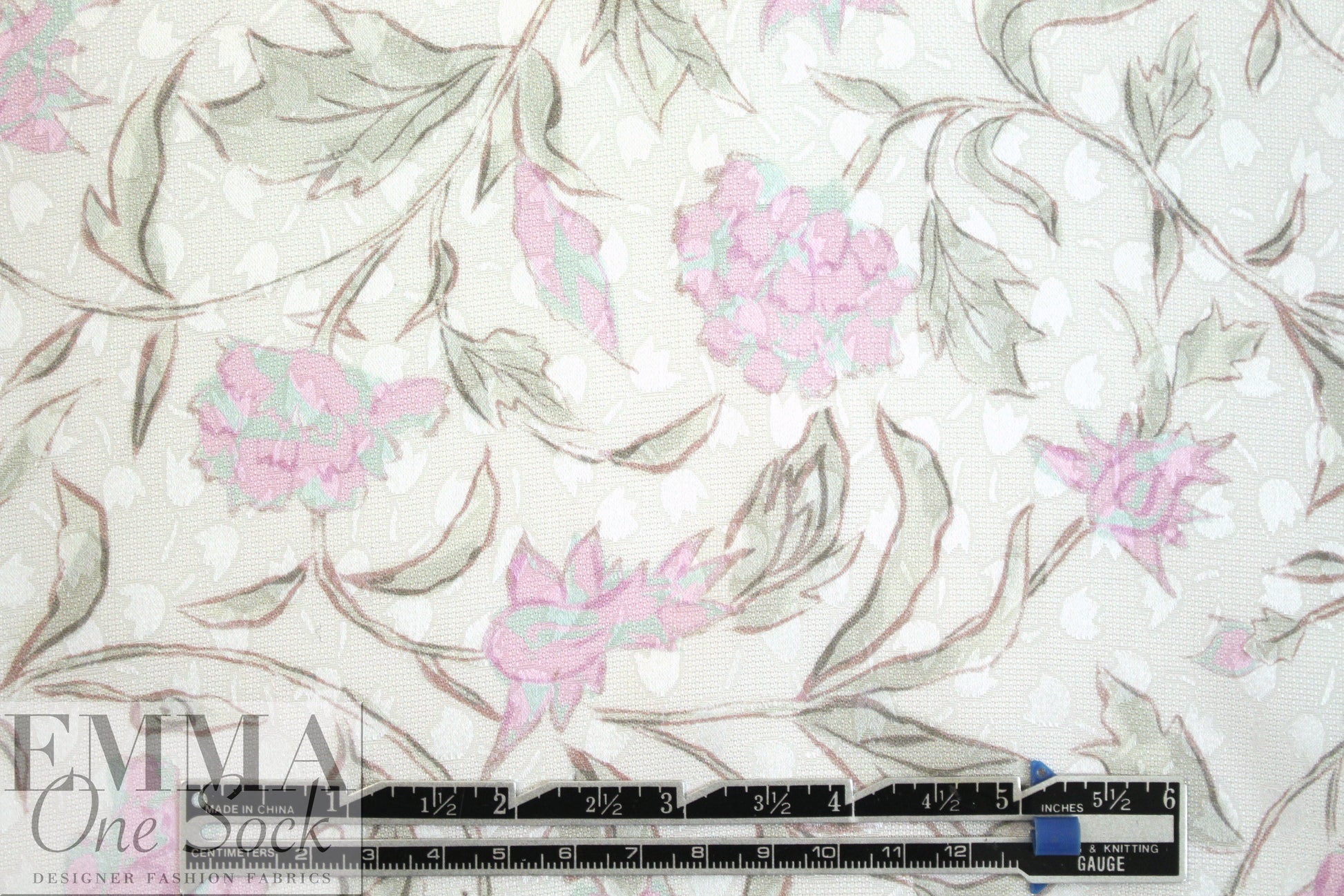 NY designer viscose/silk jacquard - woodland whispers