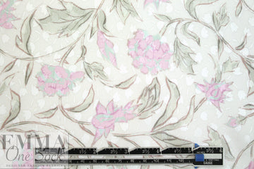 NY designer viscose/silk jacquard - woodland whispers .875 yds