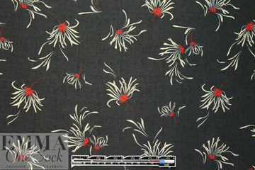 Italian silk/viscose - falling blossoms