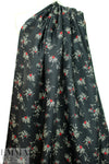 Italian silk/viscose - falling blossoms