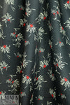 Italian silk/viscose - falling blossoms