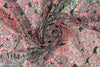 Italian paisley montage crinkle silk/viscose woven