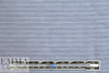 Italian viscose/silk yarn dyed voile - chambray stripe