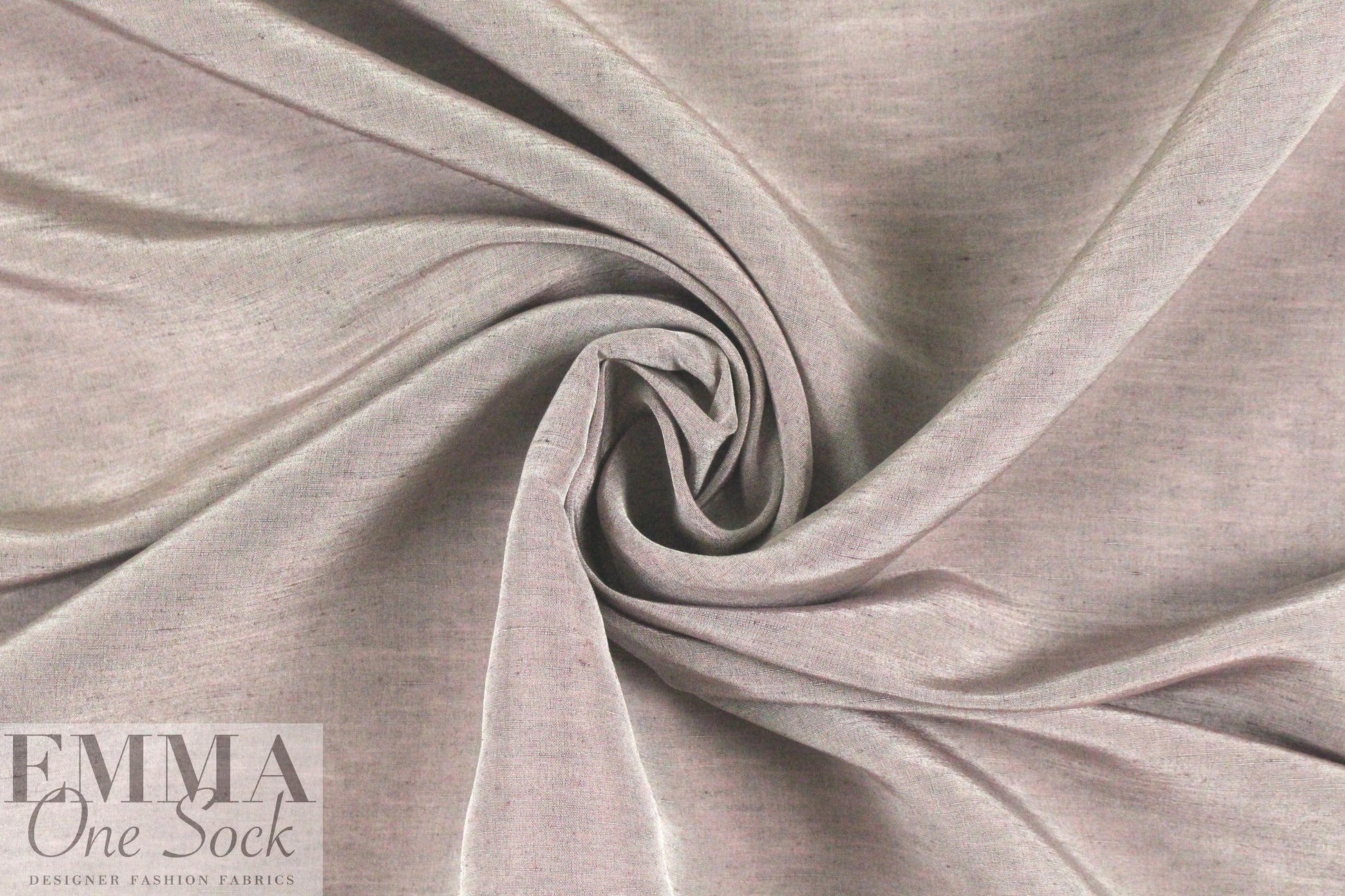 Italian viscose/silk shantung woven - dusty plum 1 yard