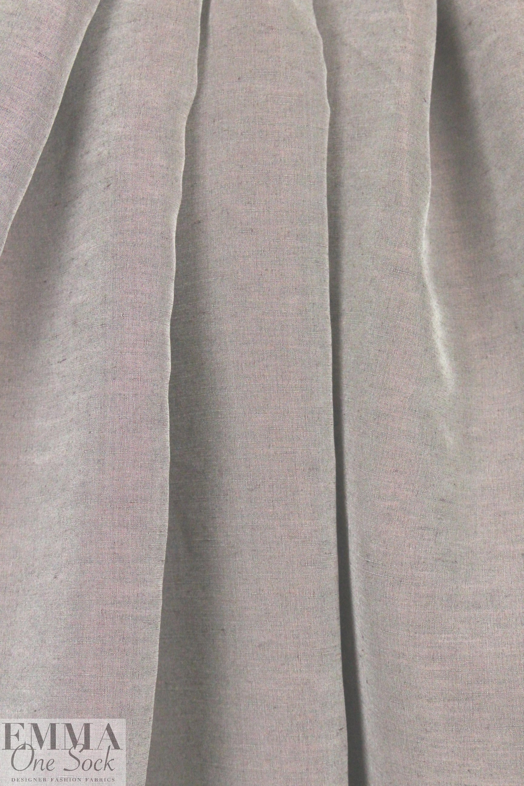Italian viscose/silk shantung woven - dusty plum
