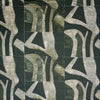 Italian 'graphic steps' semi-sheer viscose/silk woven 1.25 yd