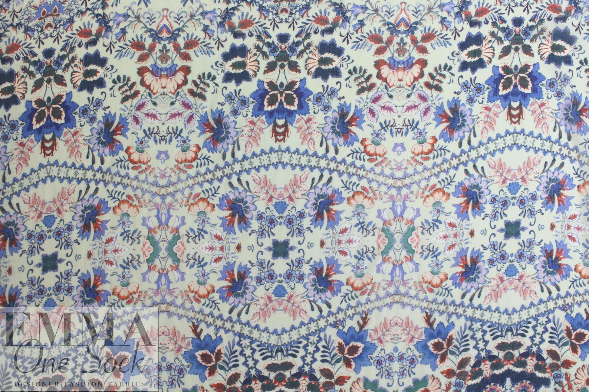 Italian decoflora 2 crinkle silk/viscose woven