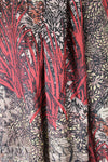 Italian designer viscose/silk 'lithograph landscape' twill 1.4 yd