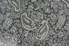 Carmen Marc Va1vo black 'cut out' silk voile 1.875 yd