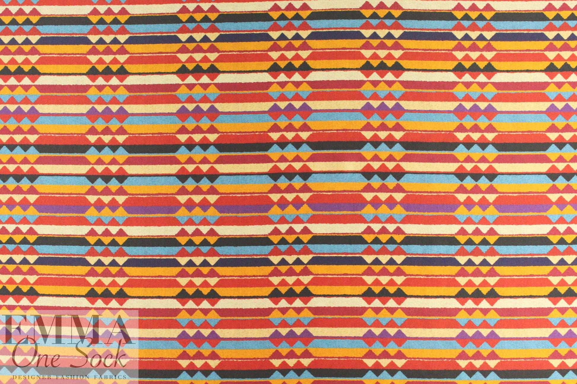 NY designer stripes and diamonds graphic wool/silk woven