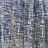 M@x Mara crosshatch silk charmeuse - navy/ivory 1.25 yds