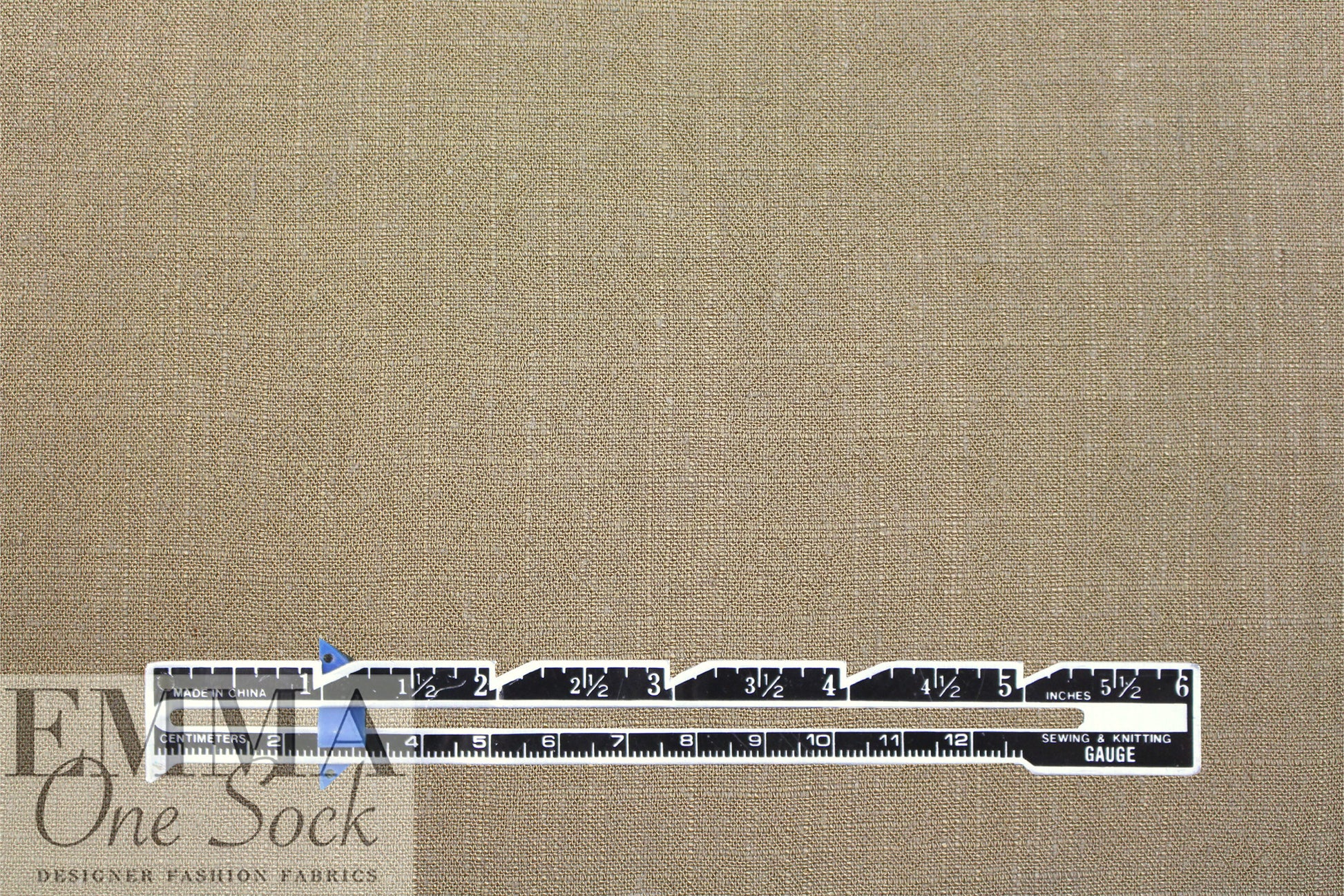khaki rayon/linen textured woven, Oeko-Tex certified .5 yds