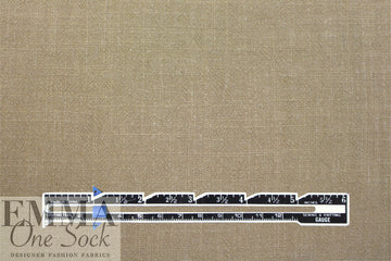 khaki rayon/linen textured woven, Oeko-Tex certified 1.375 yds