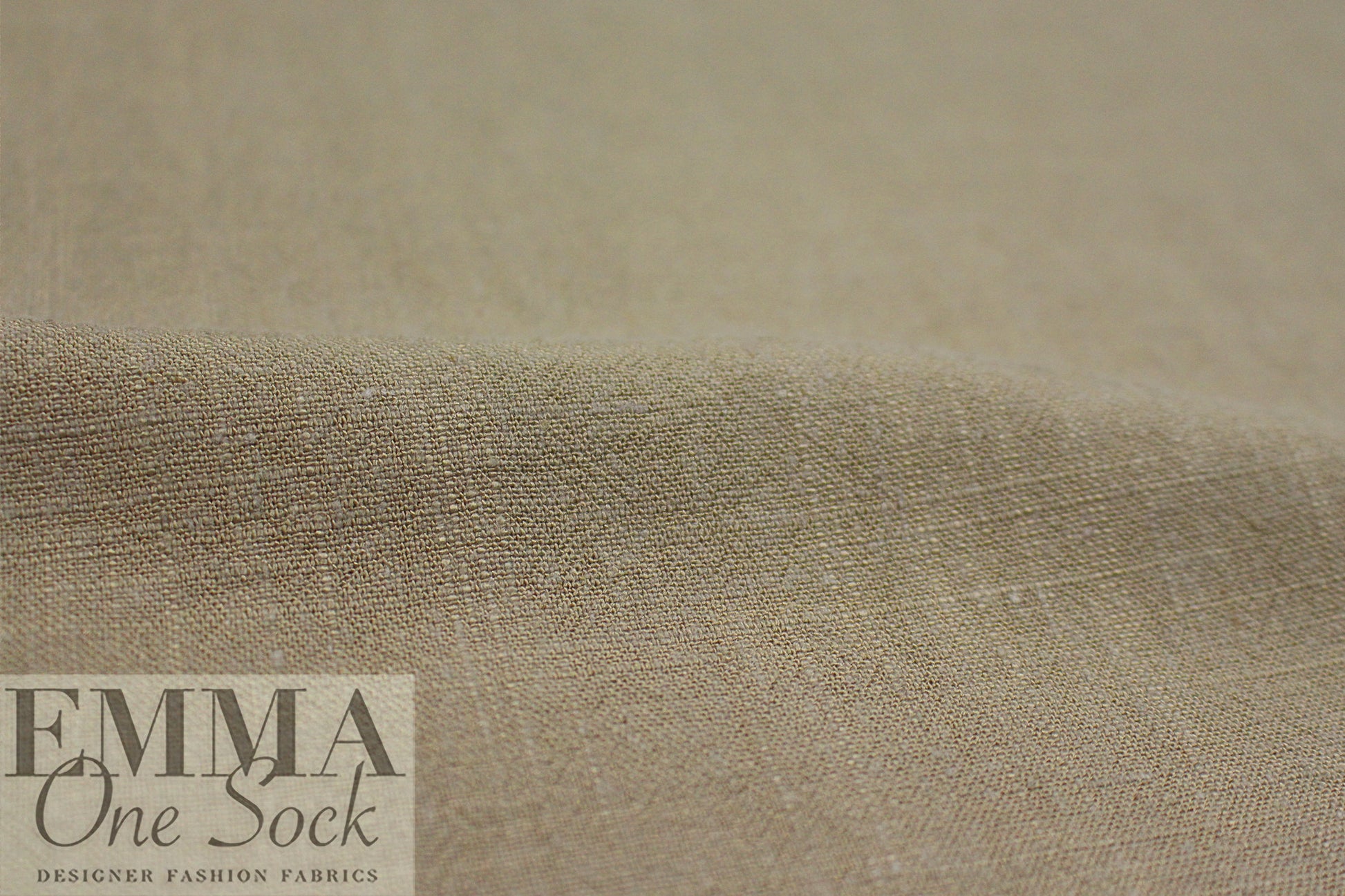 khaki rayon/linen textured woven, Oeko-Tex certified