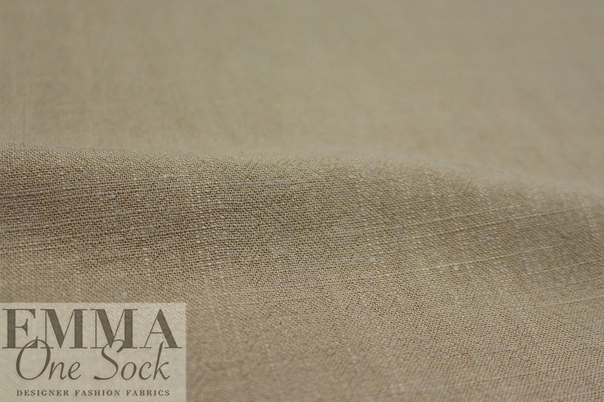 khaki rayon/linen textured woven, Oeko-Tex certified 1.5 yds