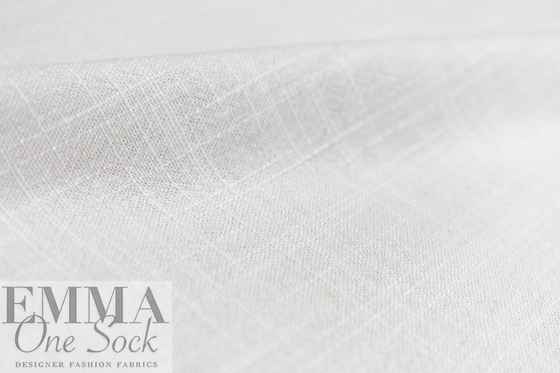 soft white rayon/linen textured woven, Oeko-Tex certified .625 yds
