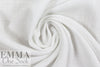 soft white rayon/linen textured woven, Oeko-Tex certified 1 yard