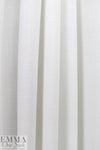 soft white rayon/linen textured woven, Oeko-Tex certified 1.25 yds