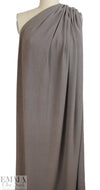 taupey gray rayon/linen textured woven, Oeko-Tex certified 1.25 yds
