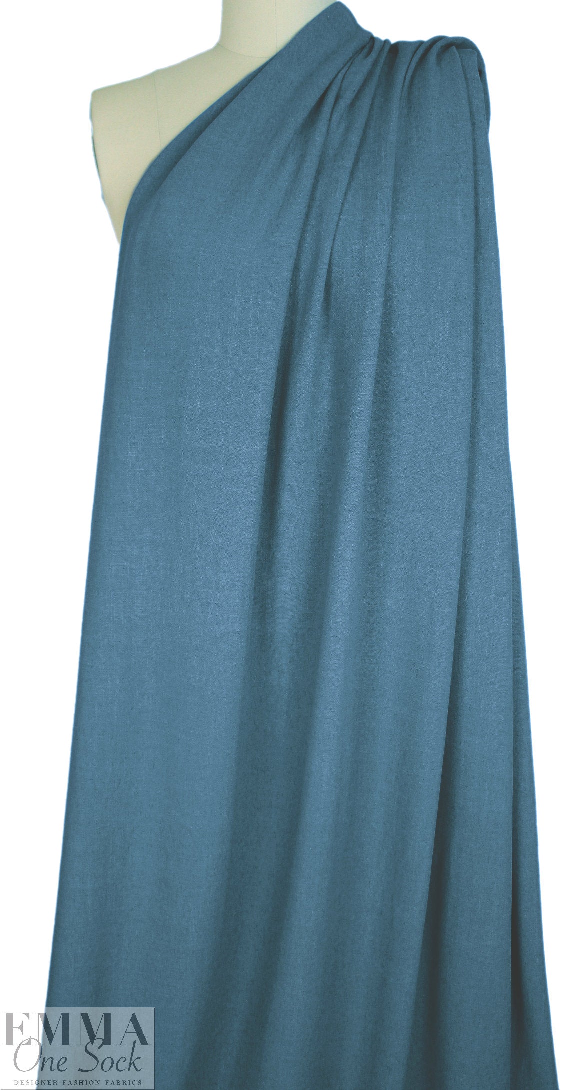 denim rayon/linen textured woven, Oeko-Tex certified .75 yds