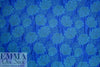 Italian dimensional floral brocade - shades of blue 1.875 yd