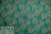 Italian dimensional floral brocade - shades of green 1.5 yds