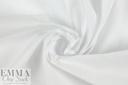 'Siri' medium wt. sew-in shirting interfacing - white